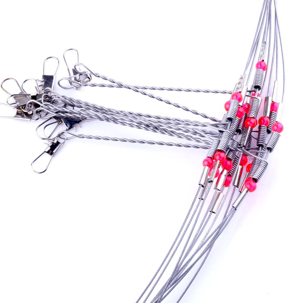 Stainless Steel Fishing wire with Splitter , Fishing steel wire