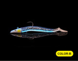 22g Lead Head Jigs Soft Fishing Lures with Hook Sinking Swimbaits for Saltwater and Freshwater