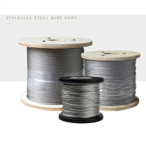 100M   304 stainless steel wire rope , 7x19  fishing steel marine   Φ 1.2mm-Φ12.0mm