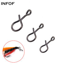 Fly Clips No-Knot Fast Snaps Fly Fishing Snap No Knot Snaps Quick Change Connect snap for Flies Hook & Lures