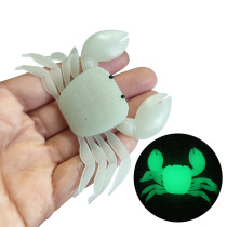 Soft Lure Glow Crab 3.5g 7g 13.5g Soft Fishing Lure Artificial Silicone Baits