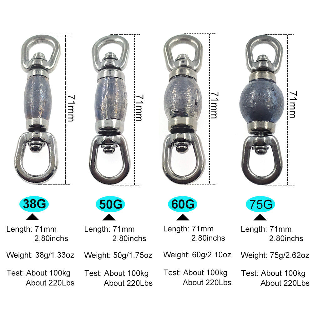 Tuna Longline Leaded Swivels , Saltwater swivel