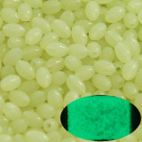 Hard Plastic Glow Oval Fishing Beads Eggs Fishing Stop Luminous Oval  Stopper Night Fly Fishing Accessories pesca