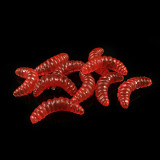 Soft Bait Worms 2cm/0.38g Maggot Trout Fishing Lures Artifical Silicone Bait Fake Food For Carp Fishing