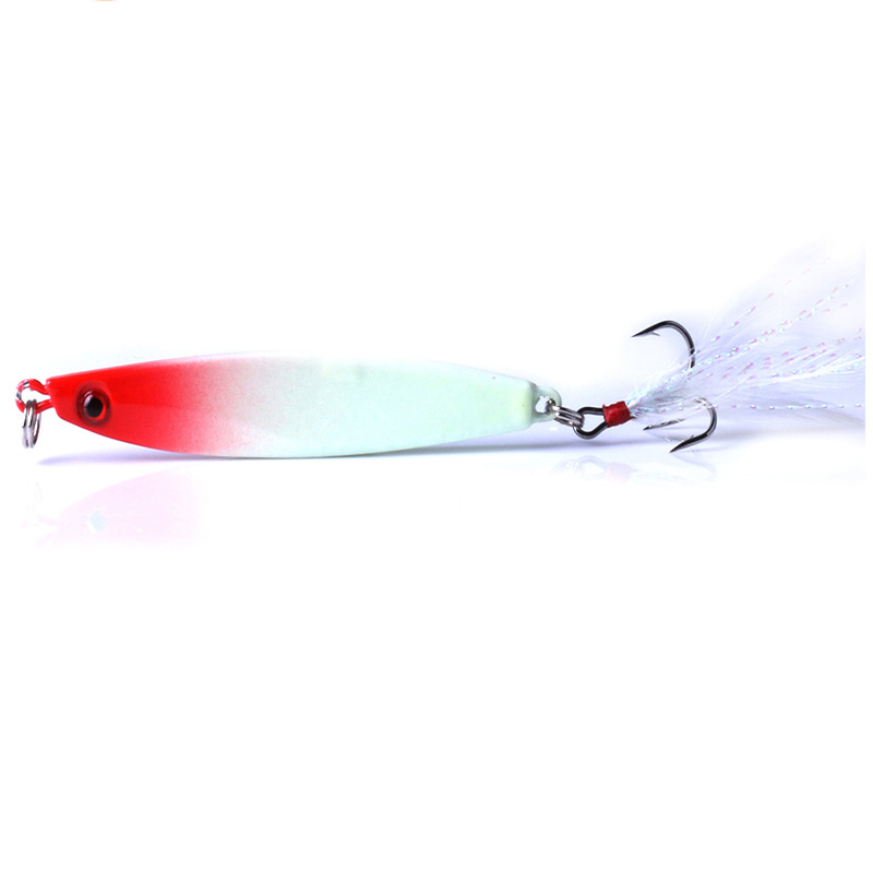 Niko Chili 6.5cm/21g Metal Fishing Lures Small Size 3d Lifelike Fishing Tackle Metal Jigging Fishing Lure Artificial Hard Bait Pink