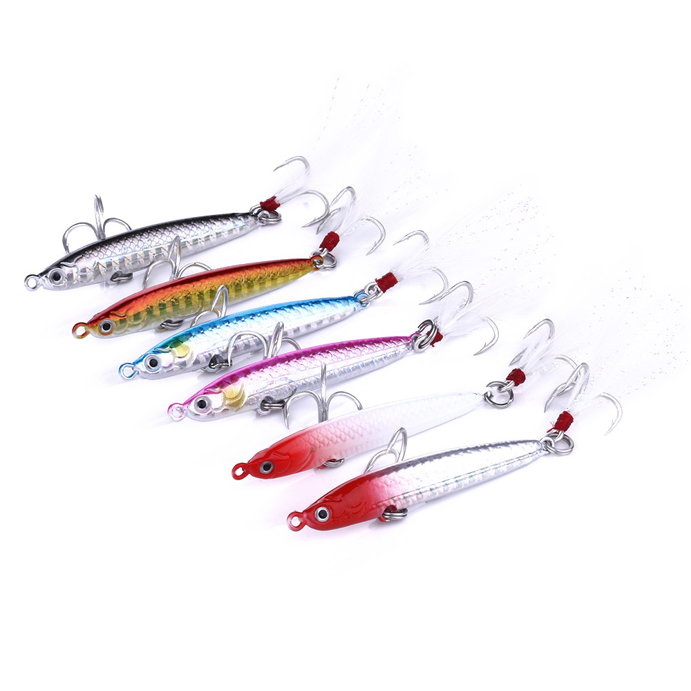  OCEAN CAT 1 PC Slow Fall Pitch Fishing Lures Sinking Lead  Metal Flat Jigs Jigging Baits with Hook for Saltwater Fishing 4 Colors  160G/200G (4 Colors Comb, 40g(1 2/5oz)) 