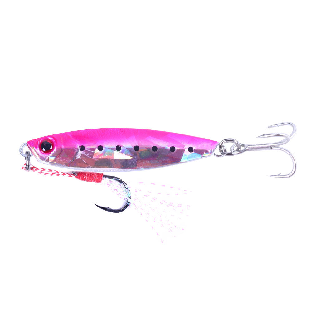 10g-22g Fishing lure Metal Cast Jig Rotating Spoon Shore Casting Jigging  Sea Bass Fishing Accessories Artificial Bait Tackle