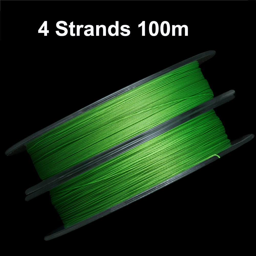 4 Strands 1888LB PE Braided Fishing Wire Multifilament Super Strong
