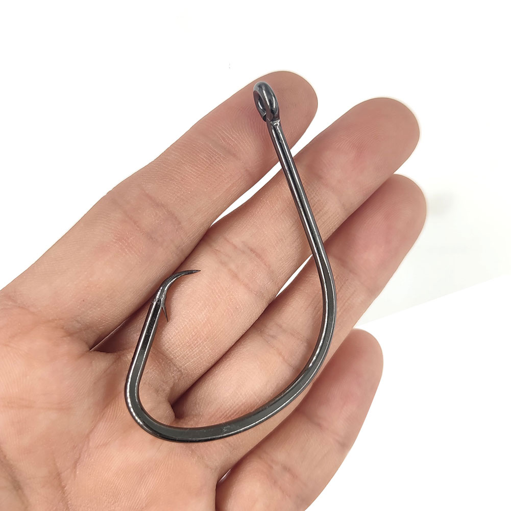 Fishing Octopus Hook 100pcs Circle Offset Fishing Hooks High Carbon Steel  Beak Jig Fish Hooks with Strong Forged Shank Up-Eye Reversed-Bend Point, 12  Sizes (5/0), Hooks -  Canada