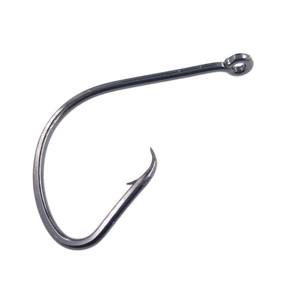 Angler's Grotto Heavy Octopus Short Shank Offset Circle Hook | 10/25/50 Count per Pack | Freshwater Saltwater Fishing Hooks | 4X Strong High Carbon