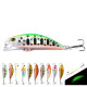 Minnow Fishing Lure Laser Hard Artificial Bait 3D Eyes 5cm 5g Fishing Wobblers Pike Carp Bait Crankbaits Fishing Tackle