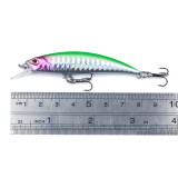 Minnow Fishing Lure 8CM 9G 10# Hooks Sinking Fishing Wobbler Tackle Artificial Hard Bait Swimbait