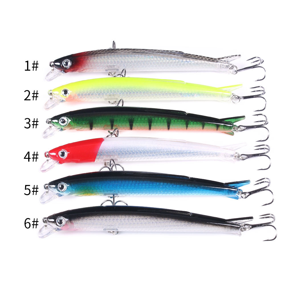 Floating Laser Wobbler Minnow Hard Plastic Artificial Bait For Fishing