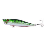 Popper Fishing Lures 9CM-12G-6# Topwater Bait Crankbait Wobbler Tackle Isca Poper Floating Top Water pike Lures
