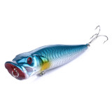 Popper Fishing Lures 9CM-12G-6# Topwater Bait Crankbait Wobbler Tackle Isca Poper Floating Top Water pike Lures
