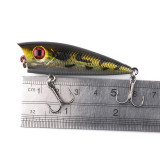 Hard plastic popper fishing lure 6cm 6.3g topwater swimbait crankbait fishing tackle