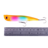 105mm bass popper lures Plastic Hard Bait Minnow popper bait Fishing Lures 10.5CM 16G 4# hooks Crank lure