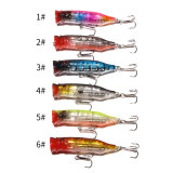 72mm 9.5g Artificial Popper Wobbler Fishing Lure Floating Hard Crankbait Topwater Pesca Fishing Tackle