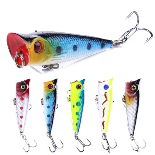 popper lures fishing lure small float plastic Popper Crank Bait fishing  Lures Hard bait 5CM 4.9