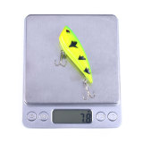 7cm/7.7g popper top water float fishing lures wobbler isca artificial hard bait pesca fishing tackle