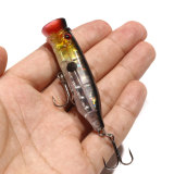 72mm 9.5g Artificial Popper Wobbler Fishing Lure Floating Hard Crankbait Topwater Pesca Fishing Tackle