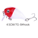 Crank Bait Fishing Lure 7g/4.5cm Hard Baits Swimbaits Boat Ocean Topwater Lures for Trout Bass Perch Fishing Lures