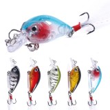 Diving Fishing Lures 4g 45mm Artificial Crankbait Bait with #10 Hooks Hard Fishing Lure Set For Carp Fishing 