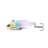 Mini VIB Fishing Lure 4cm 4g Vibration Artificial Bait Winter Ice Wobbler Bass Pike Carp Crankbait