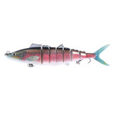  Jointed Minnow Bait 8segement Hard Plastic Fishing Lure 5colours 17.8cm-38g Artificial Fishing Set