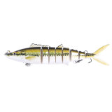  Jointed Minnow Bait 8segement Hard Plastic Fishing Lure 5colours 17.8cm-38g Artificial Fishing Set