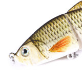 3D Eyes Multi Jointed Fishing Lure 12cm 16.8g Lifelike 4 Sections Swimbait Crankbait Hard Bait Fish Lure Fishing Tackle