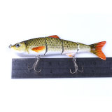 3D Eyes Multi Jointed Fishing Lure 12cm 16.8g Lifelike 4 Sections Swimbait Crankbait Hard Bait Fish Lure Fishing Tackle