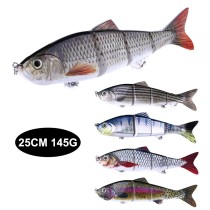 25cm 146g Multi-Jointed Swimbait Sea Fishing Lure Big Bait for Bass Pike Salmon Artificial Hard Wobbler Tackle