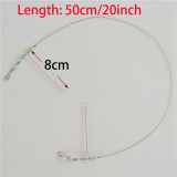 Stainless Steel Fishing wire with Splitter , Fishing steel wire