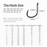 High carbon steel Iseni hook 1#-22#, with hole ISEAMA Fishhook 