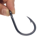 High Carbon Steel Fishing Cut Gorilla Hook  Circle Hook  for Saltwater Fishing  Black Nickle Color Fishhook