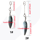 Fishing Spinnerbait with Colorado Nickel Blade Willow Blades Spin Lure Making Fishing Lures Replacement Accessories