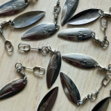 Fishing Spinnerbait with Colorado Nickel Blade Willow Blades Spin Lure Making Fishing Lures Replacement Accessories