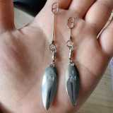 Fishing Spinnerbait with Colorado Nickel Blade Willow Blades Spin Lure Making Fishing Lures Replacement Accessories