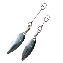 Fishing Spinnerbait with Colorado Nickel Blade Willow Blades Spin Lure Making Fishing Lures Replacement Accessories