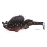 Soft bait with jig hook, 8cm/3.15in  14g/0.5oz  silicone bait