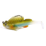 Soft bait with jig hook, 8cm/3.15in  14g/0.5oz  silicone bait