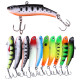Rubber Soft bait with lead sinker inside,  7cm/2.56in  17g/0.6oz Soft VIB Bait