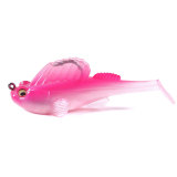 Soft bait with jig hook, 8cm/3.15in  14g/0.5oz  silicone bait