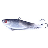 Rubber Soft bait with lead hook inside ,7cm/2.7in, 12g /0.42oz  maggot tailed bait