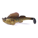 Soft bait with jig hook, 8cm/3.15in  14g/0.5oz  silicone bait