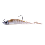 Rubber Soft bait with Jig hook , silicone bait for Ice fishing  9cm/3.5in 15g/0.53oz  11cm/4.3inch 25g/0.88oz