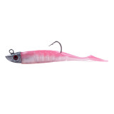 Rubber Soft bait with Jig hook , silicone bait for Ice fishing  9cm/3.5in 15g/0.53oz  11cm/4.3inch 25g/0.88oz