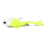 Rubber Soft bait with lead hook inside maggot tailed bait