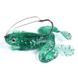 Frog Lure Soft Tube Bait  Fishing Lure with Fishing Hooks Top Water Ray Frog Artificial 3D Eyes 6.0cm/2.35in 5g/0.17oz